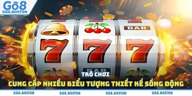 Trò chơi cung cấp nhiều biểu tượng thiết kế sống động