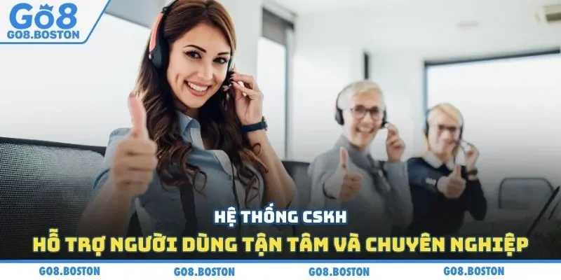 Hệ thống CSKH hỗ trợ người dùng tận tâm và chuyên nghiệp